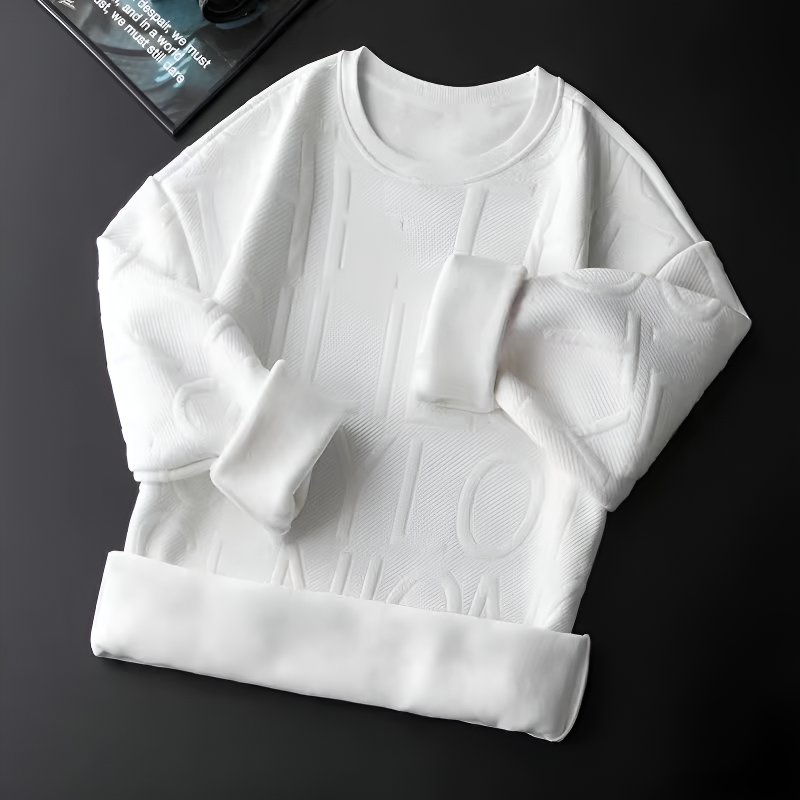 秋と冬のメンズベルベットスウェットシャツプリントラウンドネック長袖トップアウターウェアは文字スウェットシャツを表示しません 秋と冬のメンズベルベットスウェットシャツプリントラウンドネック長袖トップアウターウェアは文字スウェットシャツを表示しません