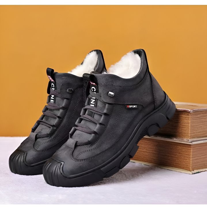 マーティンブーツメンズ冬のベルベット暖かい綿の靴厚い底ソフトソールカジュアルシューズ強化綿の靴