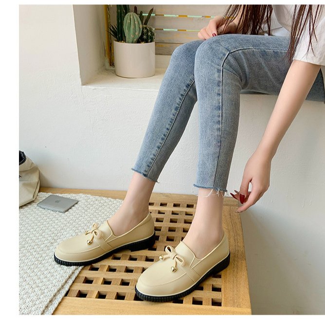 レディース防水滑り止めゼリーサンダルカジュアルレインブーツロートップシングルシューズプラスチックサンダル