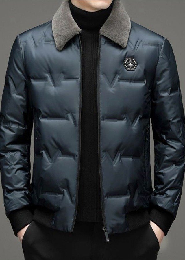 ダウンジャケット メンズ 中綿ジャケット コート ファー襟 冬コート 厚手 シンプル ビジネス 防寒ジャケット ショートジッパージャケット 無地 ショート カジュアル スリムフィット メンズ ファッション デイリー アウトドア 暖かい