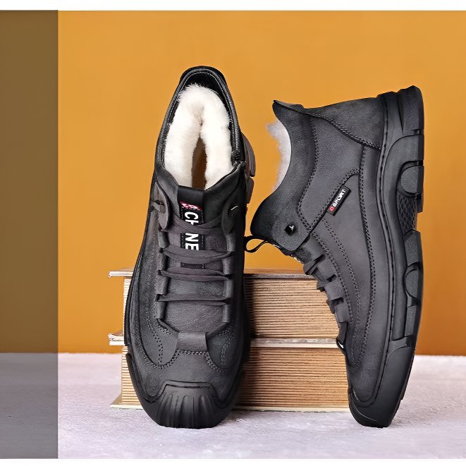 マーティンブーツメンズ冬のベルベット暖かい綿の靴厚い底ソフトソールカジュアルシューズ強化綿の靴