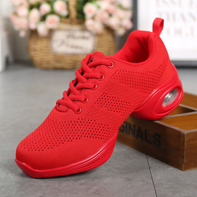 スクエアダンスシューズレディースソフト底セーラーシューズ大人ダンスシューズ中空シングルシューズジャズセーラーダンスシューズメッシュスニーカー