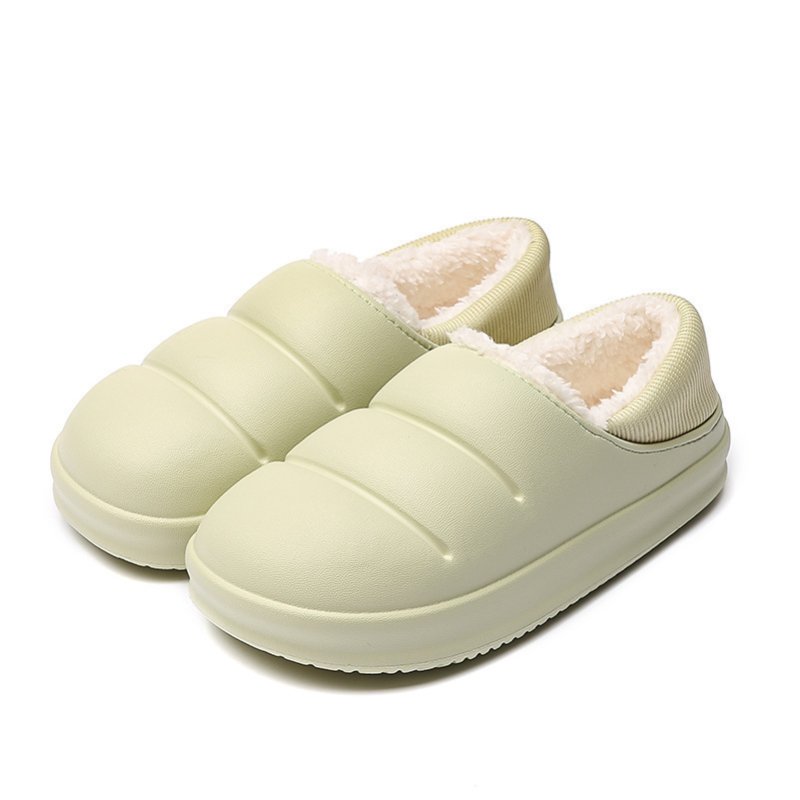 カップルの屋内防水綿スリッパバッグかかとの感触が暖かい秋と冬の綿スリッパ自宅監禁特別な綿スリッパ