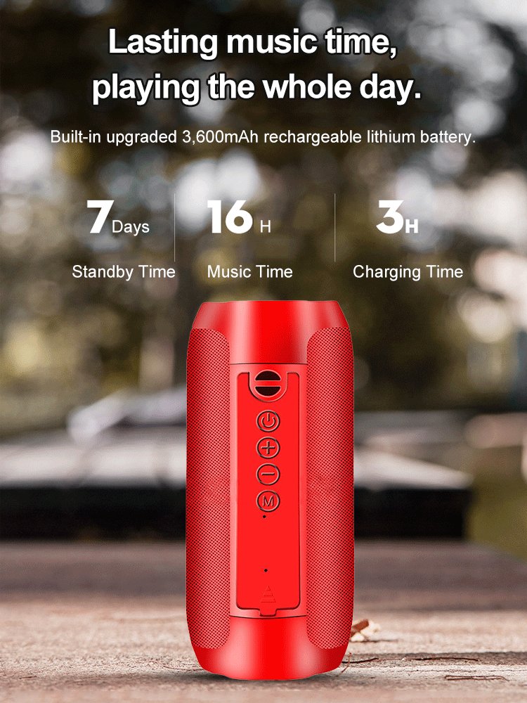 Bluetooth audio portable waterproof plugin speaker dual speakers subwoofer outdoor bluetooth audio