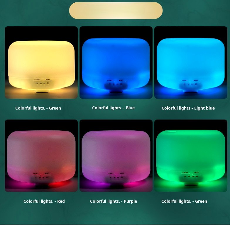 Home desktop humidifier ultrasonic mute air purifier humidifier aromatherapy machine set