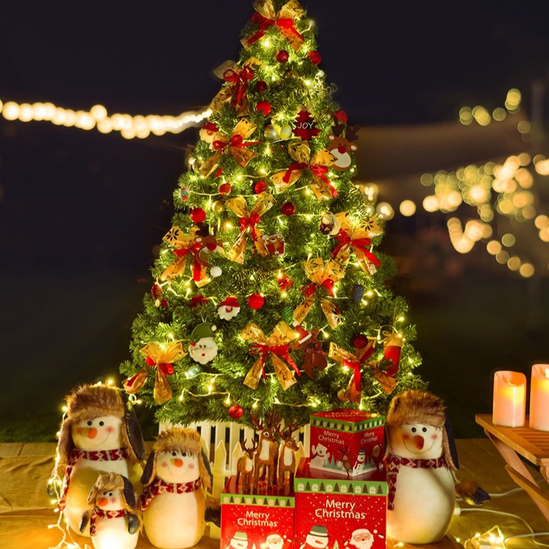 Christmas tree luminous ornaments