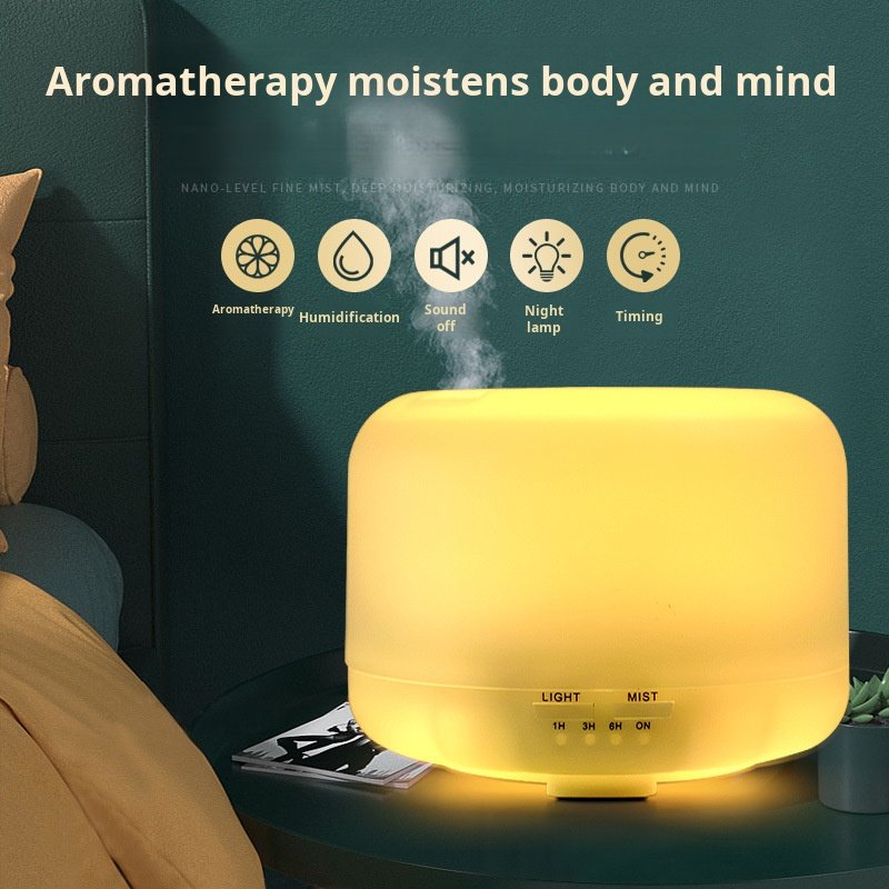 Home desktop humidifier ultrasonic mute air purifier humidifier aromatherapy machine set