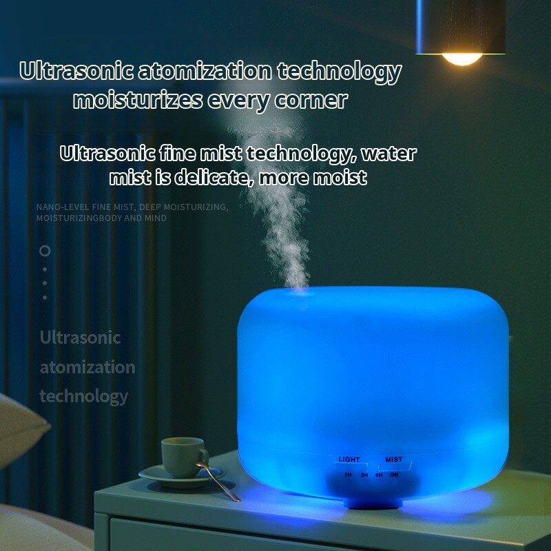 Home desktop humidifier ultrasonic mute air purifier humidifier aromatherapy machine set