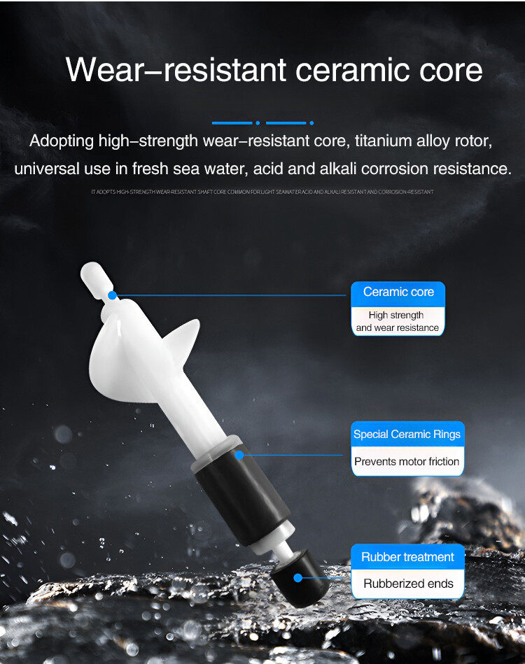 Aquarium Dual Head Pump Wave Silent Fish Feces Cleaner